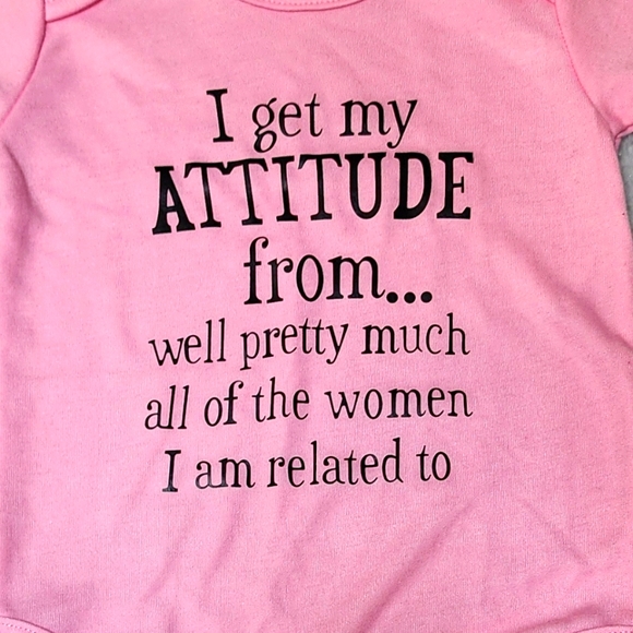 Onesie Pink 3-6 months NWOT - Picture 2 of 3